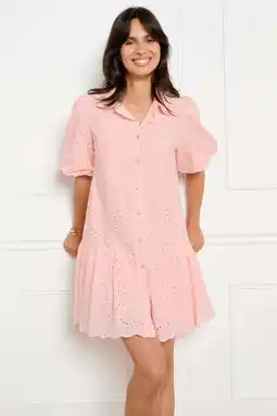 Wehkamp LOLALIZA broderie zomerjurk - zalm aanbieding