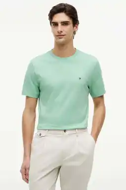 Wehkamp Tommy Hilfiger regular T-shirt groen aanbieding