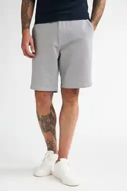 Wehkamp Petrol Industries regular gestreepte chino short ecru aanbieding
