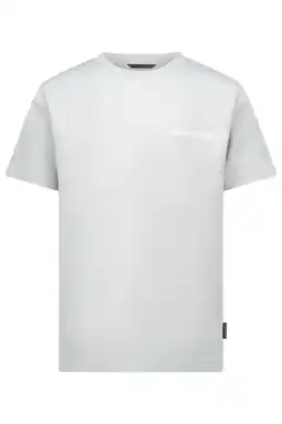 Wehkamp Airforce T-shirt met backprint lichtgrijs aanbieding