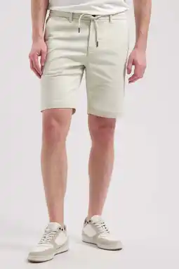 Wehkamp Dstrezzed Lancaster regular chino short ecru aanbieding