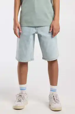 Wehkamp America Today denim short light blue denim aanbieding