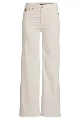 Wehkamp Lois wide leg jeans ecru aanbieding