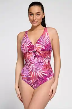 Wehkamp ten Cate Swim Tweka badpak roze/oranje/ecru aanbieding