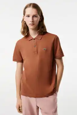 Wehkamp Lacoste slim polo cognac aanbieding