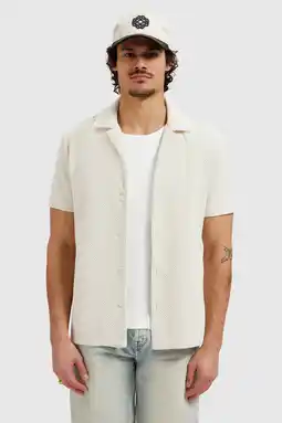Wehkamp Pure Path regular casual overhemd ecru aanbieding