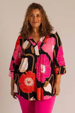 Wehkamp Colletta gebloemde top roze aanbieding