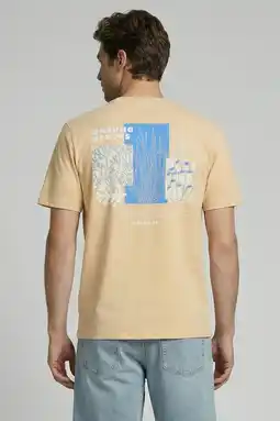 Wehkamp JJ REBEL regular T-shirt met backprint oranje aanbieding