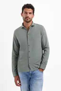 Wehkamp No Excess jersey casual overhemd grijsgroen aanbieding
