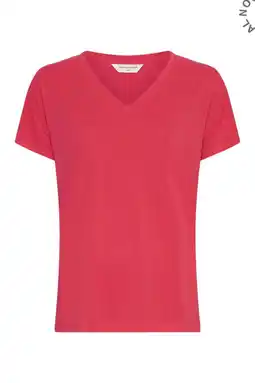 Wehkamp MSCH Copenhagen t-shirt - rood aanbieding