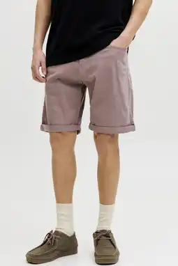 Wehkamp JACK & JONES PANTS STUDIO JPSTRICK regular casual short oudroze aanbieding