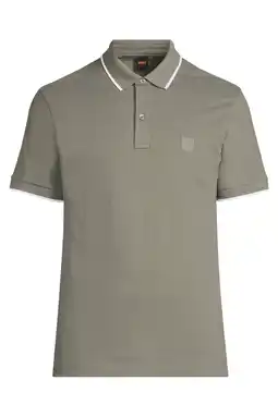 Wehkamp BOSS slim polo groen aanbieding