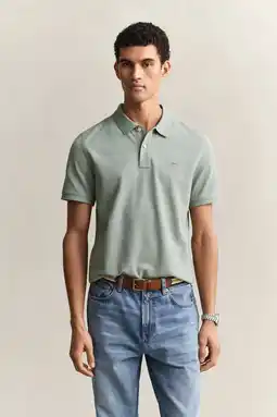 Wehkamp GANT regular polo groen aanbieding