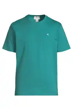 Wehkamp CALVIN KLEIN JEANS regular T-shirt groen aanbieding