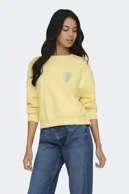 Wehkamp ONLY sweater geel aanbieding