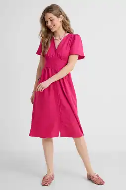 Wehkamp Anytime midi jurk roze aanbieding