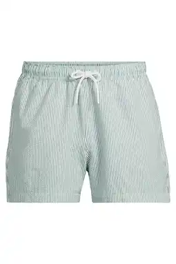 Wehkamp Björn Borg seersucker zwemshort groen/wit aanbieding