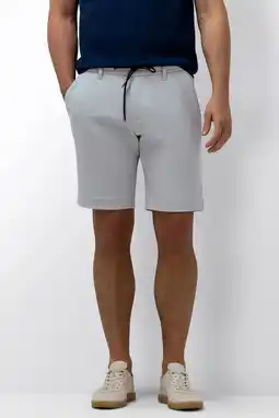 Wehkamp State of Art regular chino short grijsblauw aanbieding