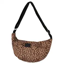 Wehkamp Sarlini crossbody tas met panterprint bruin aanbieding