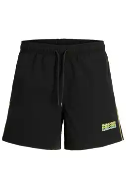 Wehkamp JACK & JONES PANTS STUDIO zwemshort met logo zwart aanbieding