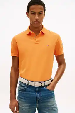 Wehkamp Tommy Hilfiger regular polo oranje aanbieding