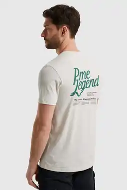 Wehkamp PME Legend regular T-shirt met backprint aanbieding