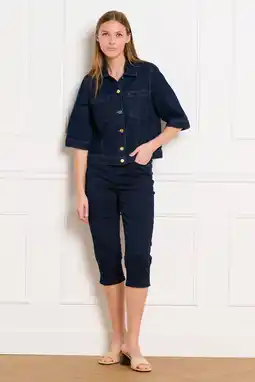 Wehkamp LOLALIZA skinny regularwaist capri donkerblauw aanbieding