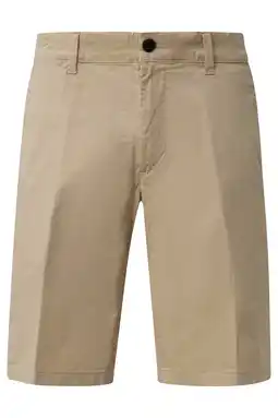 Wehkamp s.Oliver BLACK LABEL regular chino short lichtbruin aanbieding