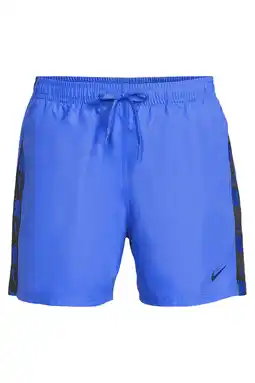 Wehkamp Nike zwemshort Breaker Logo Tape 5 Volley blauw aanbieding