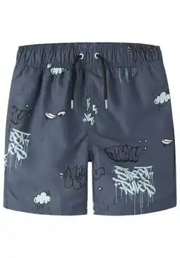 Wehkamp NAME IT KIDS zwemshort donkerblauw aanbieding