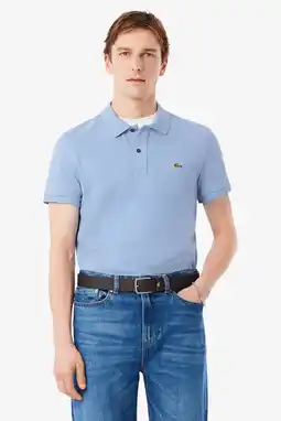 Wehkamp Lacoste slim polo blauw aanbieding