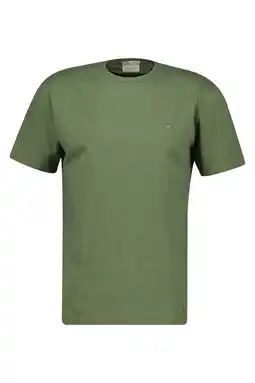 Wehkamp GANT regular T-shirt donkergroen aanbieding