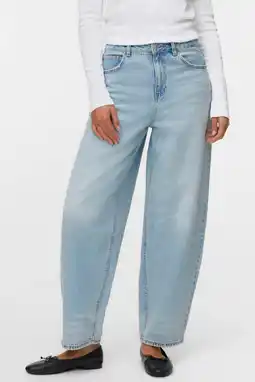 Wehkamp VERO MODA highwaist barrel jeans aanbieding
