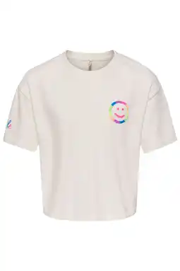Wehkamp KIDS ONLY GIRL T-shirt wit aanbieding