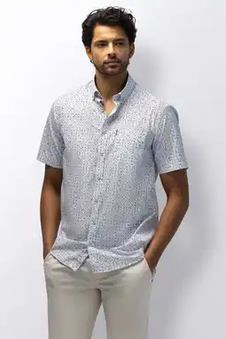 Wehkamp State of Art regular casual overhemd blauw aanbieding