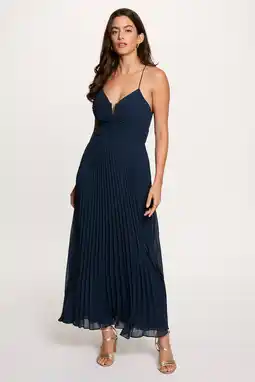Wehkamp Morgan maxi jurk marineblauw aanbieding