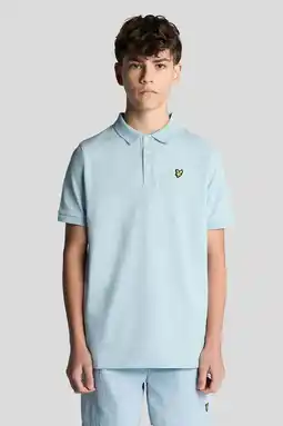 Wehkamp Lyle & Scott polo lichtblauw aanbieding