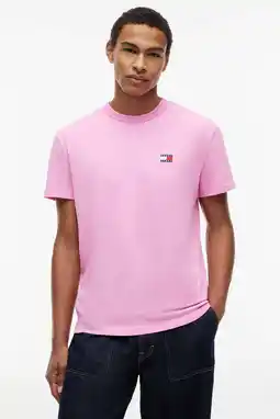 Wehkamp Tommy Jeans regular T-shirt roze aanbieding