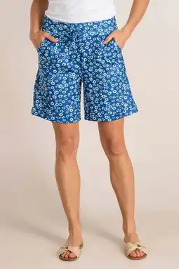 Wehkamp Ivy Beau regularwaist casual short blauw aanbieding