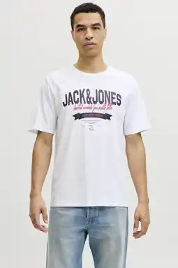 Wehkamp JACK & JONES ESSENTIALS regular T-shirt wit aanbieding