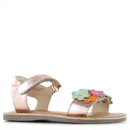 Wehkamp Shoesme leren sandalen rosé aanbieding