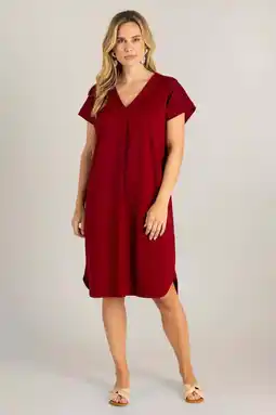 Wehkamp Ivy Beau jersey zomerjurk rood aanbieding