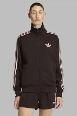 Wehkamp adidas Originals vest donkerbruin/roze aanbieding