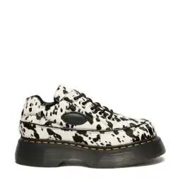 Wehkamp Dr. Martens Buzz 5i chunky veterschoenen met ponyhair ecru/zwart aanbieding