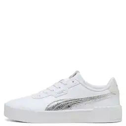 Wehkamp Puma Carina 3.0 Metallic Whisper sneakers wit/zilver aanbieding