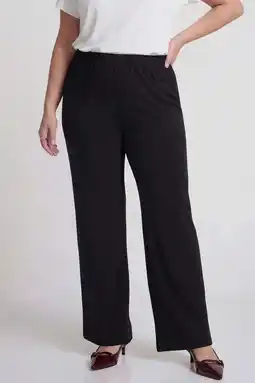 Wehkamp YOEK Lovers Collection straight regularwaist broek zwart aanbieding