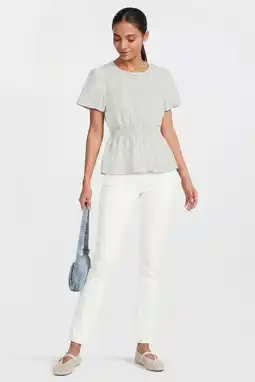 Wehkamp Anytime regular waist skinny jeans wit aanbieding