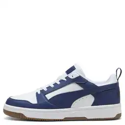 Wehkamp Puma Rebound V6 sneakers wit/kobaltblauw aanbieding
