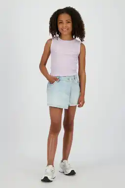 Wehkamp Raizzed skort light blue denim aanbieding