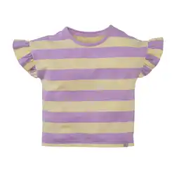 Wehkamp Z8 mini T-shirt Maia lila/lichtgeel aanbieding